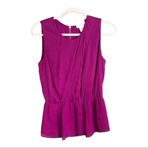 Kate hill pink tank top‎ blouse women's size 4 career office casual